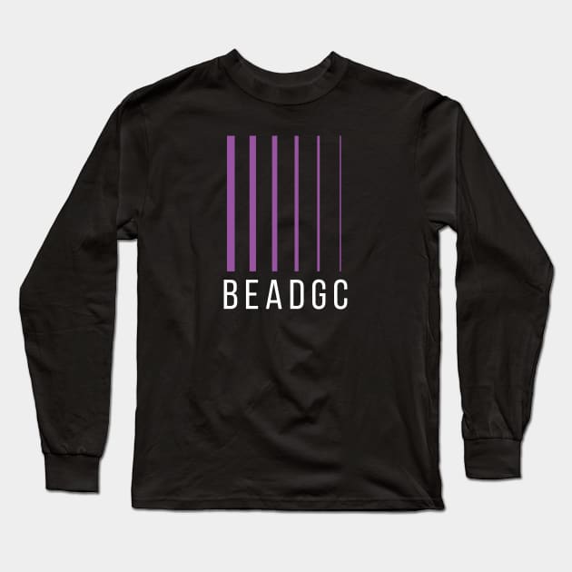 Bass Player Gift - BEADGC 6 String - Purple Long Sleeve T-Shirt by Elsie Bee Designs